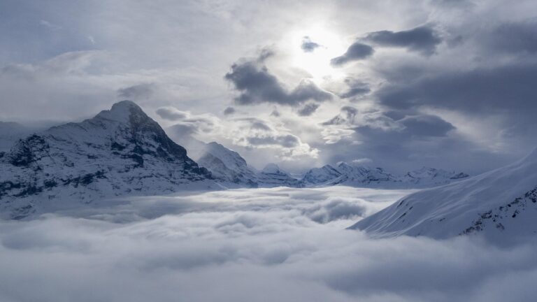 grindelwald, eiger, switzerland, mountains, alps, bernese oberland, nature, winter, clouds, heaven, backlighting, fog, sea of fog, cloud formation, landscape, covered sky, cloudscape, sea of clouds, switzerland, switzerland, winter, winter, clouds, clouds, clouds, clouds, clouds, heaven, heaven, heaven, heaven, fog